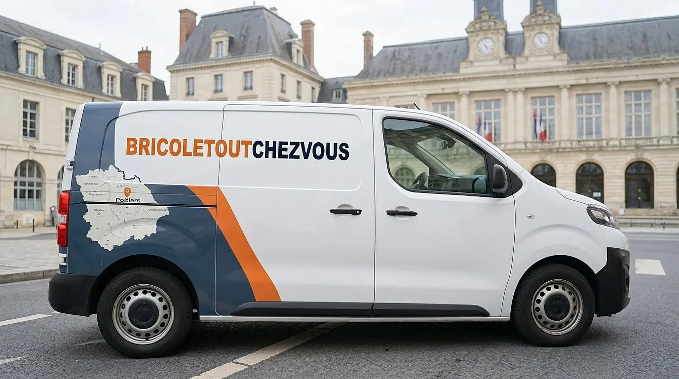 Carte de la zone d'intervention de Bricole Tout Chez Vous